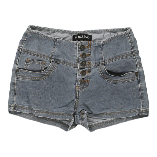 Vintage Kokasso Denim Shorts - 26W UK 6 Blue Cotton