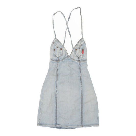 Vintage Phard Denim Dress - Small Light Wash Cotton
