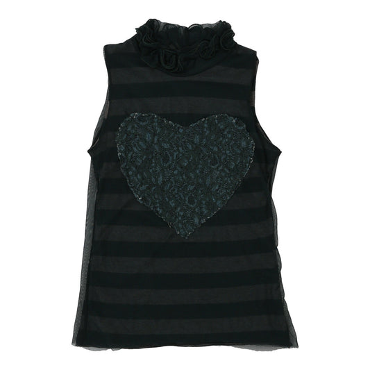 Vintage Unbranded Embroidered Top - Small Polyester Blend