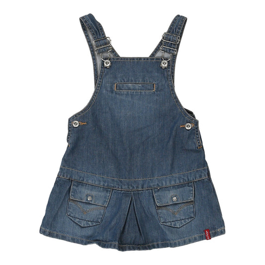Vintage 24 Months Levis Short Dungarees - 2XS Blue Cotton