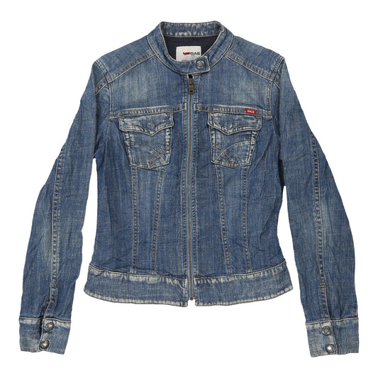 Vintage blue Y2K Gas Denim Jacket - womens large