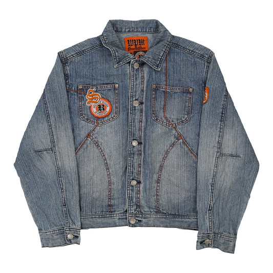 Vintage blue Y2K Street & Rider Denim Jacket - womens xx-large