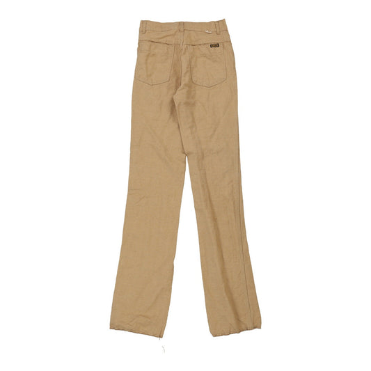 Vintage beige 1970's Mash Trousers - womens 26" waist