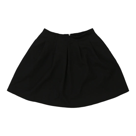 Vintage Dp Mini Skirt - XS Black Cotton