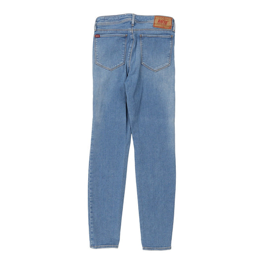 Vintage Rifle Skinny Jeans - 26W UK 6 Blue Cotton