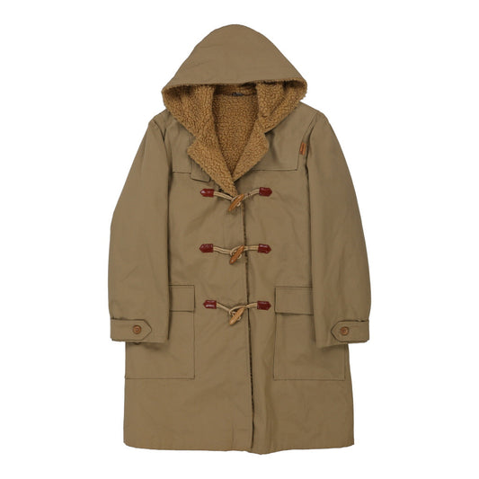 Vintage Eliana Duffle Coat - Medium Beige Polyester