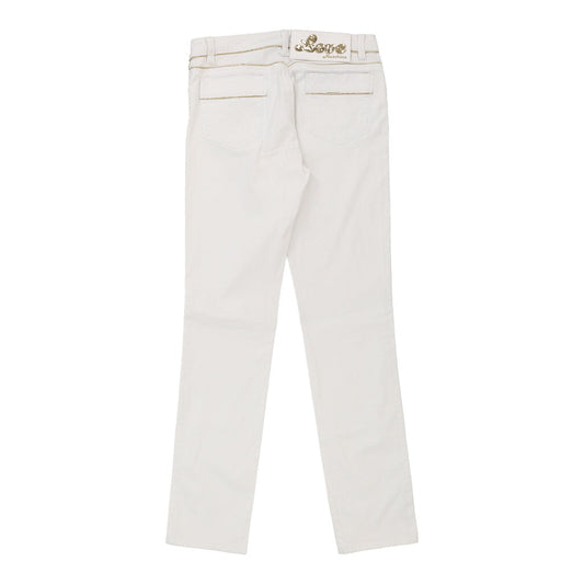 Love Moschino Jeans - 28W UK 6 White Cotton