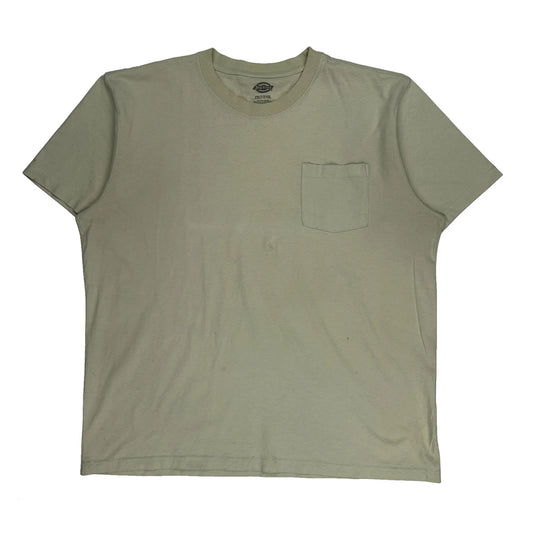 Dickies Tall T-Shirt - 2XL Green Cotton
