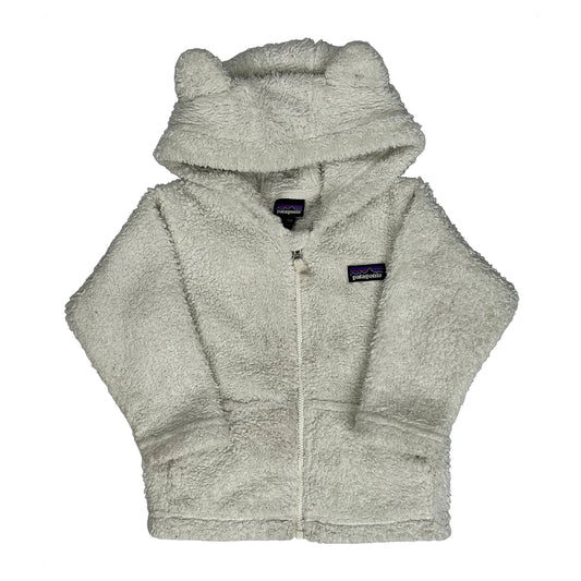 Age 12-18 Months Patagonia Fleece Jacket - 2XS Cream Faux Fur