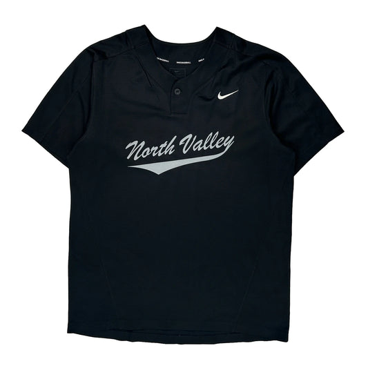 North Valley Nike Graphic Jersey - Large Black Polyester