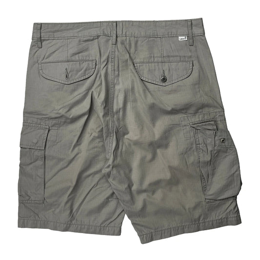 Levis Cargo Shorts - 34W 11L Grey Cotton