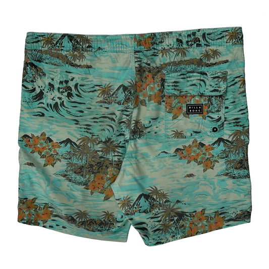 Vintage Billabong Floral Shorts - Large Multicoloured Polyester