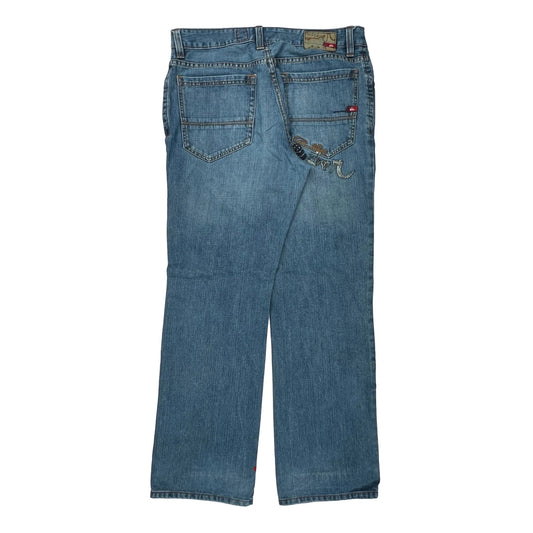 Quiksilver Jeans - 34W 32L Blue Cotton
