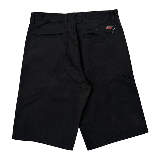 Dickies Baggy Shorts - 31W 12L Black Cotton Blend