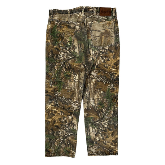 Wrangler Camo Cargo Trousers - 34W 30L Camo Cotton