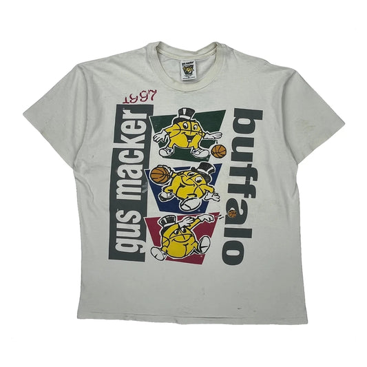 Buffalo Made In USA Gus Maker Graphic T-Shirt - XL White Cotton