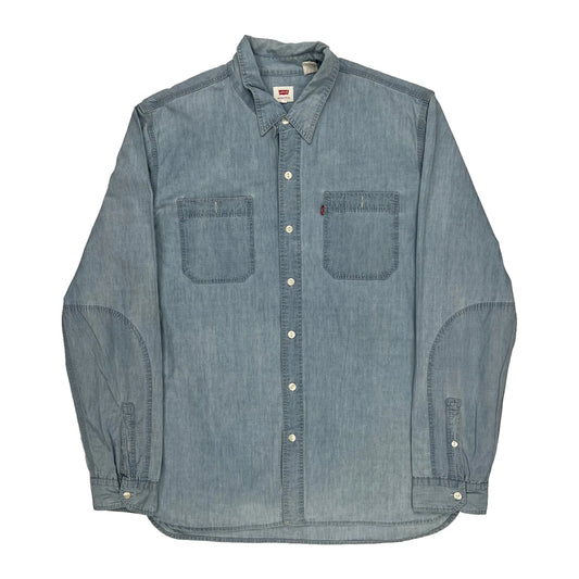 Levis Denim Shirt - XL Light Wash Cotton