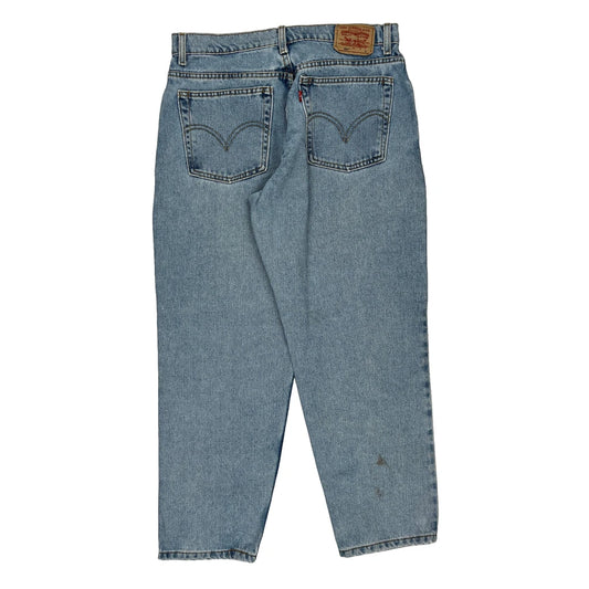 550 Levis Jeans - 32W UK 14 Light Wash Cotton