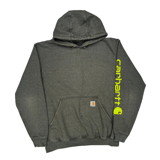Carhartt Hoodie - Medium Grey Cotton Blend