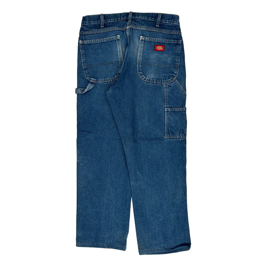 Dickies Carpenter Jeans - 32W 29L Blue Cotton
