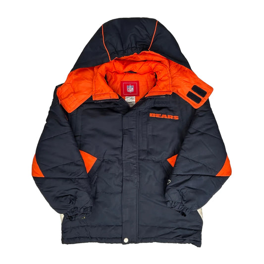 Age 8, Chicago Bears Nfl Puffer - Small Navy Polyester