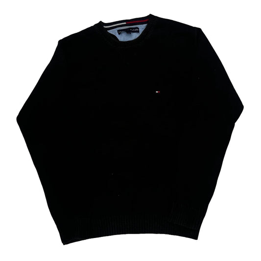 Tommy Hilfiger Jumper - Small Black Cotton