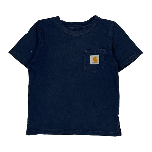 Age 5 Carhartt T-Shirt - XS Blue Cotton