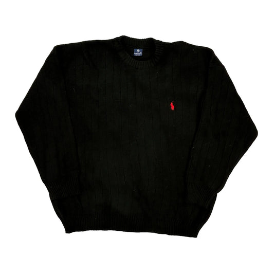 Polo By Ralph Lauren Jumper - 2XL Black Wool