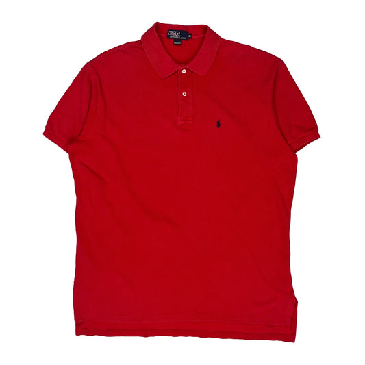 Vintage Made In USA Polo By Ralph Lauren Polo Shirt - XL Red Cotton