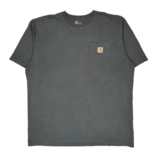 Carhartt Tall T-Shirt - XL Grey Cotton