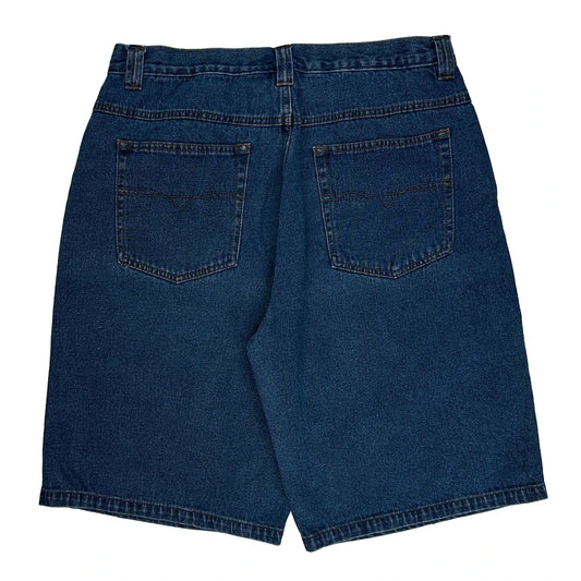 Burnside Denim Shorts - 34W 11L Blue Denim