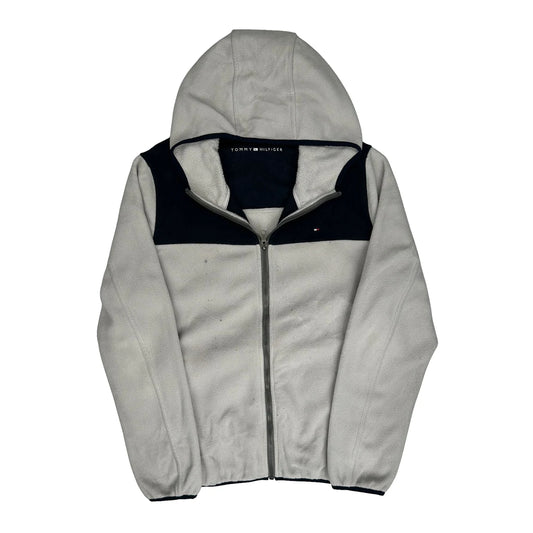 Tommy Hilfiger Fleece Jacket - Medium Cream Polyester