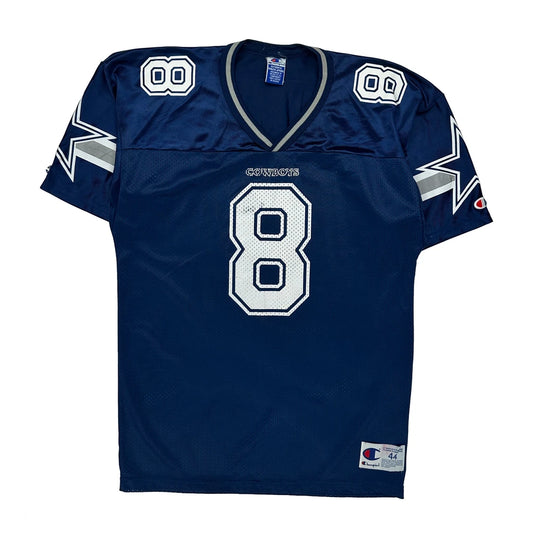 Dallas Cowboys Champion Nfl Jersey - Large Blue Polyester