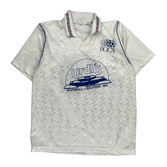 Boca Mrf Sports Football Football Shirt - Large White Polyester