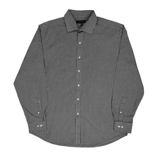 Tommy Hilfiger Checked Shirt - Large Black & White Cotton