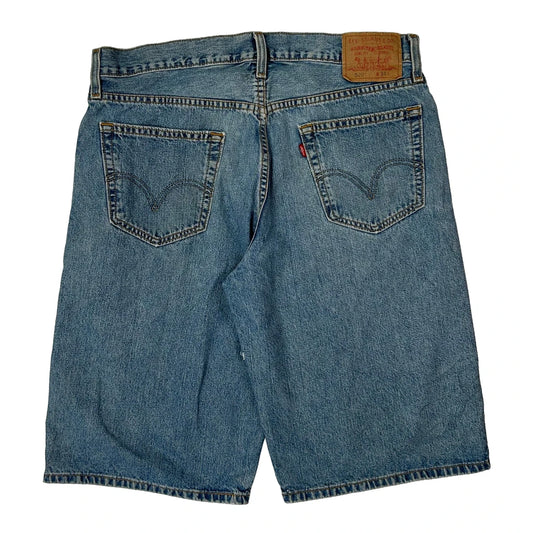 Vintage Levis Denim Shorts - 34W 13L Blue Cotton