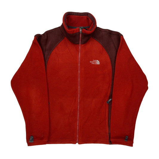 The North Face Fleece - Medium Red Polyester