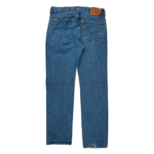 501 Levis Jeans - 34W 34L Blue Cotton
