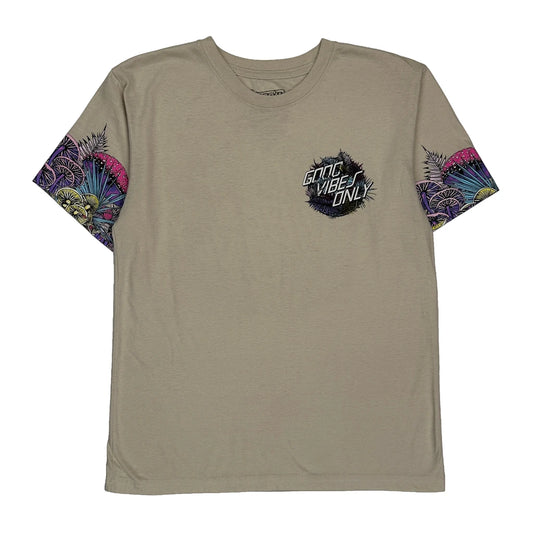 Unbranded T-Shirt - XL Beige Polyester Blend