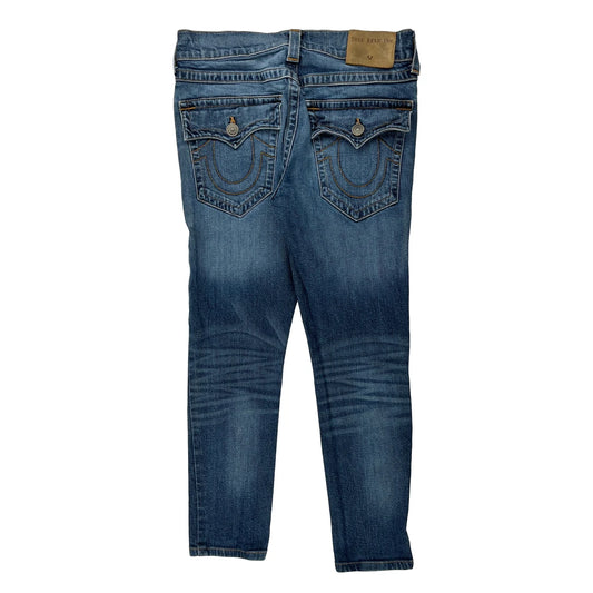 True Religion Slim Fit Jeans - 31W 26L Blue Cotton