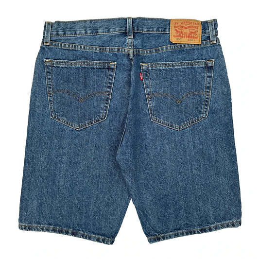 Levis Denim Shorts - 35W 11L Blue Denim
