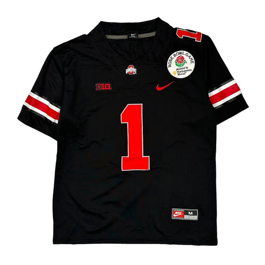 Ohio State Buckeyes Nike Graphic Jersey - Medium Black Polyester