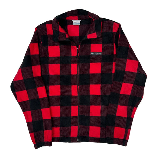 Columbia Fleece Jacket - Medium Black Polyester