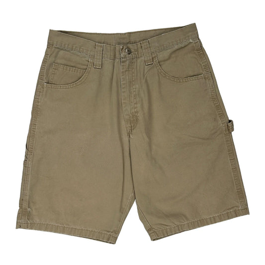 Wrangler Carpenter Shorts - 30W 10L Beige Cotton