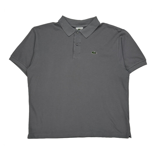 Lacoste Polo Shirt - Large Grey Cotton