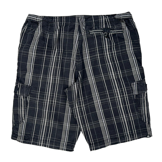 Nike Checked Cargo Shorts - X-Largew 11L Black Cotton