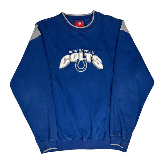 Indianapolis Colts Nfl Graphic Sweatshirt - XL Blue Cotton