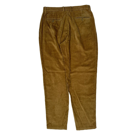 Vintage Made In USA Calvin Klein Cord Trousers - 34W 33L Brown Corduroy