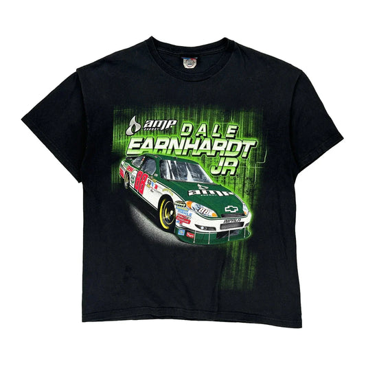 Vintage Dale Earnhardt Jr. Nascar T-Shirt - Large Black Cotton