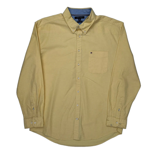 Tommy Hilfiger Shirt - 2XL Yellow Cotton